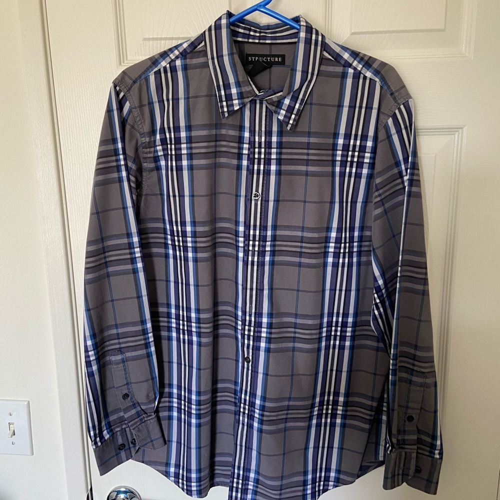 Structure Long-Sleeve Shirt for Men